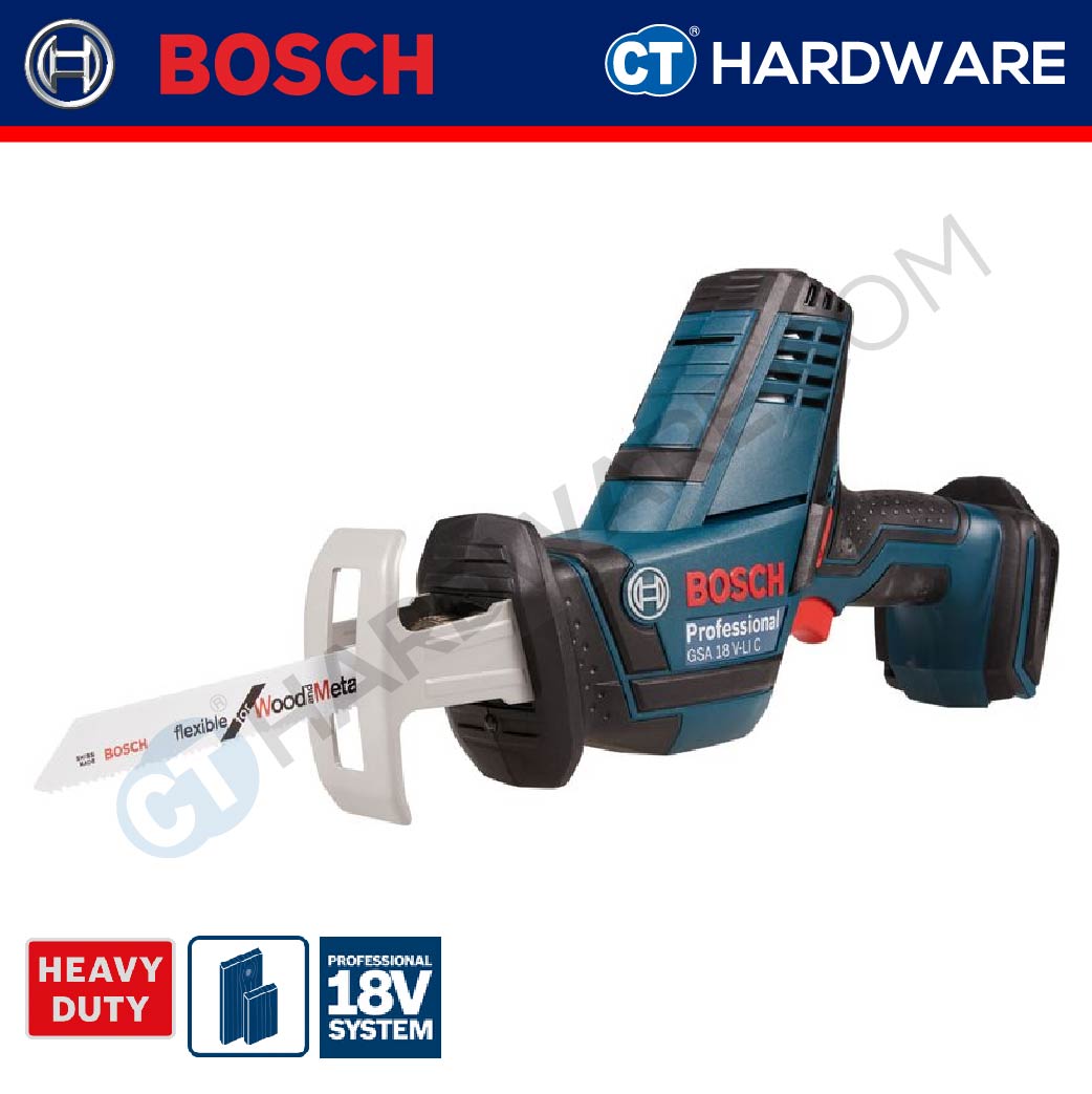 BOSCH GSA 18V-LIC SOLO PROFESSIONAL CORDLESS RECIPROCATING SAW COME WITHOUT BATTERY & CHARGER [ GSA18VLIC ]