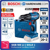 BOSCH GSB 185-LI CORDLESS BRUSHLESS IMPACT DRILL 18V [ REPLACE GSB 180 ] [ GSB185LI ] [ 06019K31L2 ]