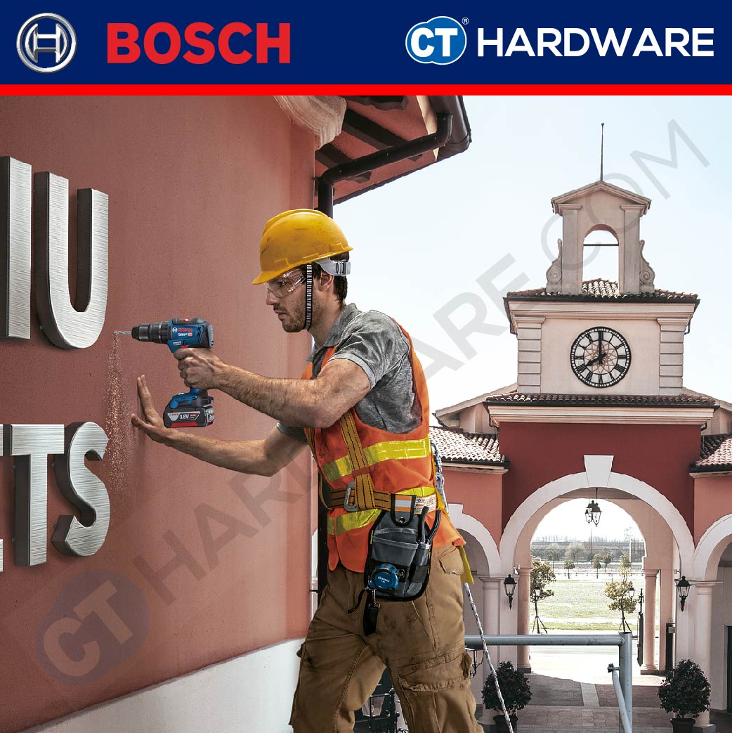 BOSCH GSB 18V-50 BRUSHLESS CORDLESS IMPACT  DRILL 18V | 2.0AH | 420-1600RPM | 30/17NM [ 06019H51L0 | GSB18V50 ]