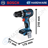 BOSCH GSB 18V-90 C CORDLESS BRUSHLESS IMPACT DRILL DRIVER 18V | 1.5-13 MM | 630-2100 RPM | 64/36 NM [ GSB18V90C ]