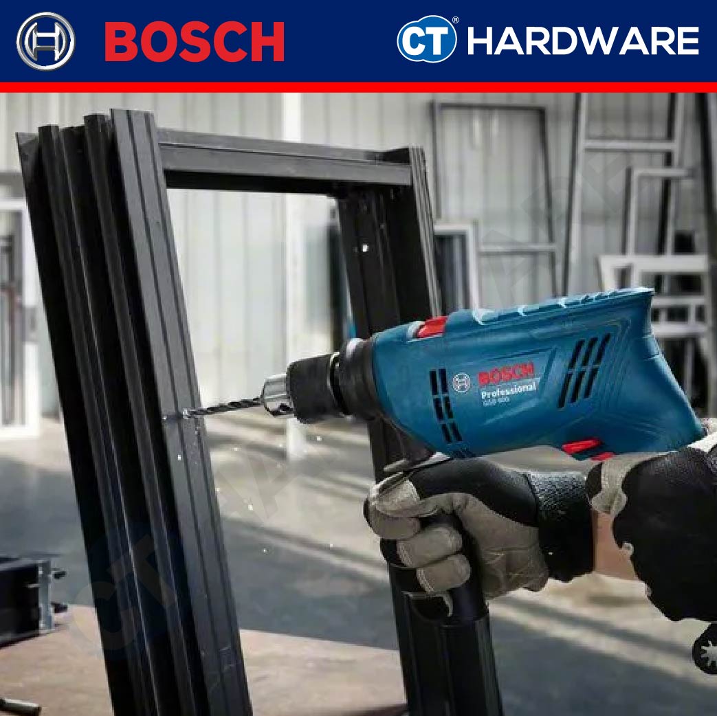 Bosch GSB 600 FBK Professional Corded Impact Drill Fisherman Box Kit [ 06011A03L2 ] Impak Drill Wayar [ GSB600FBK ]