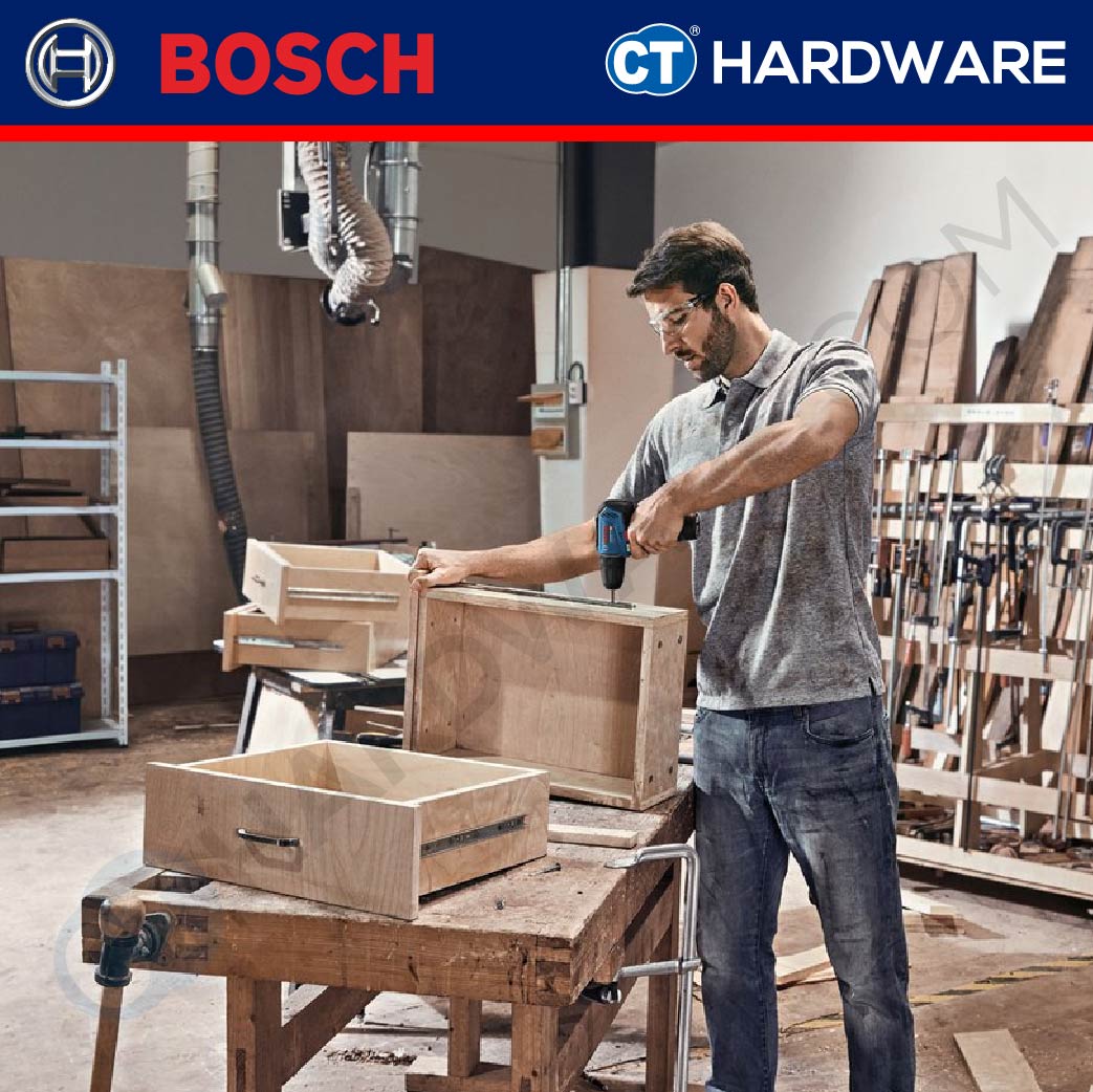 BOSCH GSR 12V-30 CORDLESS  BRUSHLESS DRILL/DRIVER 12V | 420-1600RPM | 06019G90L1 COME WITH 2x BATTERY & 1x CHARGER [ GSR12V30SET ]