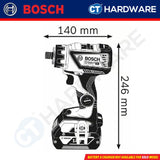 BOSCH GSR 18V-60 FC + SDS CHUCK PROFESSIONAL BRUSHLESS FLEXICLICK CORDLESS DRILL/DRIVER WITHOUT BATTERY AND CHARGER