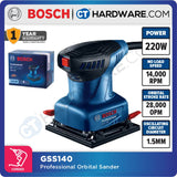 BOSCH GSS 140 PROFESSIONAL CORDED ORBITAL SANDER 220 W | 14,000 RPM [ GSS140 ]