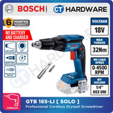 BOSCH GTB 185-LI PROFESSIONAL CORDLESS BRUSHLESS DRYWALL SCREWDRIVER 18V | 1/4 HEX WITHOUT BATTERY & CHARGER [ GTB185LI ]