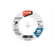 Makita B-18356 Flexible Grinding Wheel 180x3x22.23mm #AC36 For General Steel