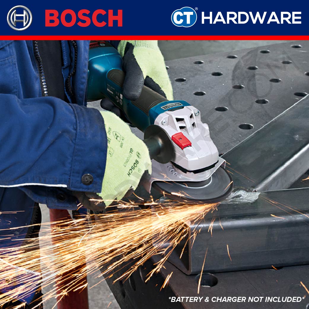 BOSCH GWS 18V-10 CORDLESS BRUSHLESS ANGLE GRINDER 4" | 18V | 06019J40L1 [ GWS18V10 ]