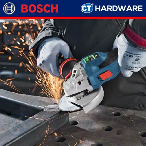 BOSCH GWS 18V-15 SC 125MM CORDLESS ANGLE GRINDER 5" 18V  06019H6100  M14  WITHOUT BATTERY & CHARGER ( SOLO ) BITURBO