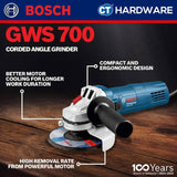 BOSCH GWS 700 Professional Angle Grinder 710W 4" 100mm [06013A31L0 | GWS700]