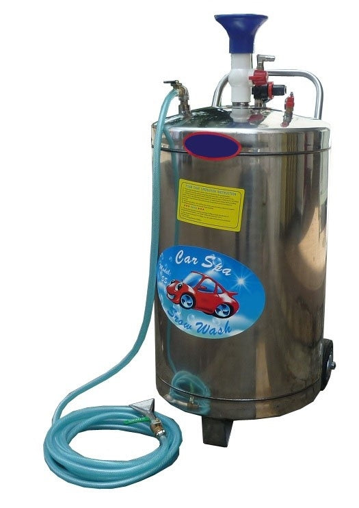 TAKAFUJI GWSTSS80L S/STEEL SNOW WASH TANK  80L C/W HOSE & S/STEEL GUN