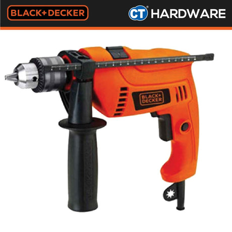 Black & Decker HD555KOPR Hammer Drill 550W 13mm Kitbox