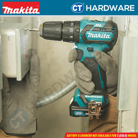 Makita HP332DSME/ DSAE/ DZ CXT 12Vmax Cordless Brushless Hammer Driver Drill 10mm 32NM (Body Only | 2-Battery)
