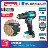 MAKITA HP333DZ | HP333DWYE | HP333DWY | HP333DWAE | HP333DSME CORDLESS HAMMER DRIVER DRILL  12V | 10MM ( 3/8" )
