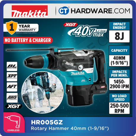 MAKITA HP002 GD201 / GA201 / GZ CORDLESS HAMMER DRIVER DRILL 40V 2.0AH 1/2"  600-2200RPM 65NM