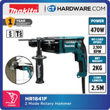 MAKITA HR1841F  2 MODE ROTARY HAMMER 11/16" 18MM 470W 2100RPM AVT
