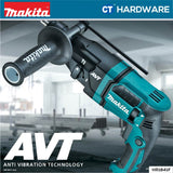 MAKITA HR1841F  2 MODE ROTARY HAMMER 11/16" 18MM 470W 2100RPM AVT