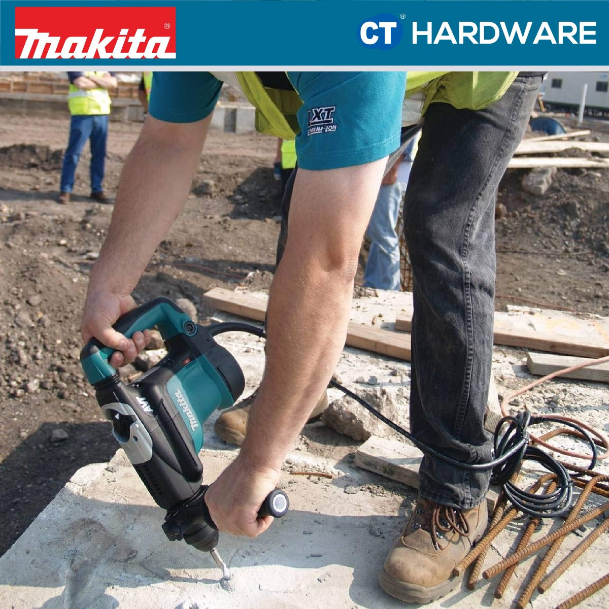 MAKITA HR3210C ROTARY HAMMER 32MM 850W 315-630RPM 5.0J  (SDS PLUS )