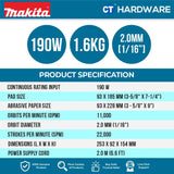 MAKITA HS004G CORDLESS CORDLESS CIRCULAR SAW 40V | 7-1/2" & 7-1/4" | 6000RPM
