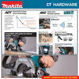 MAKITA HS004G CORDLESS CORDLESS CIRCULAR SAW 40V | 7-1/2" & 7-1/4" | 6000RPM