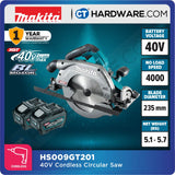 MAKITA HS009GT201 / HS009GZ (9-1/4") 40V MAX CORDLESS CIRCULAR SAW