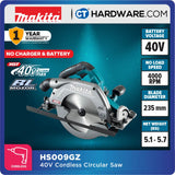 MAKITA HS009GT201 / HS009GZ (9-1/4") 40V MAX CORDLESS CIRCULAR SAW