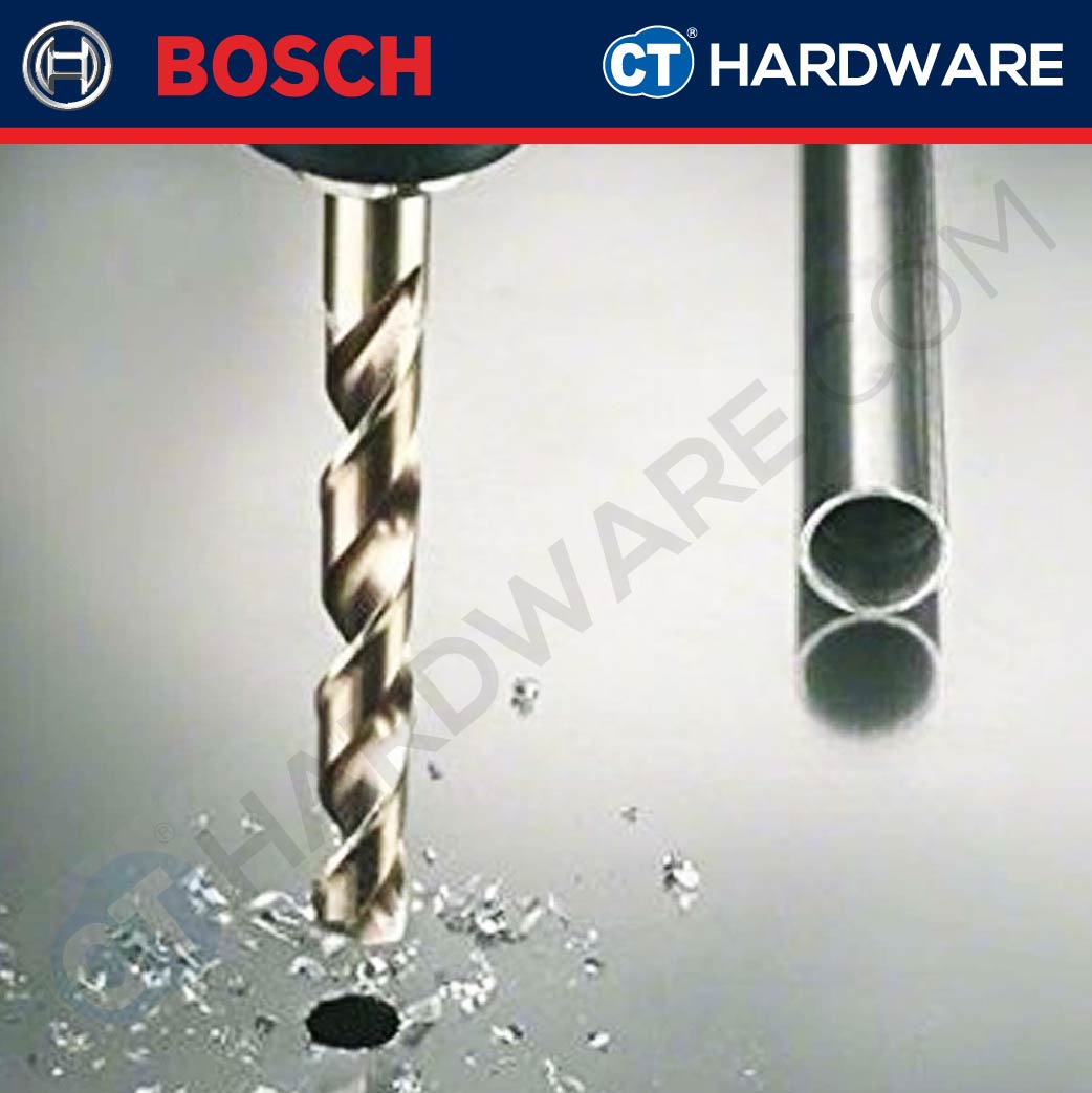 BOSCH HSS-G COBALT DRILL BIT 135° METAL DRILL BIT SIZE 1.0 MM TO 4.0 MM - 1PC