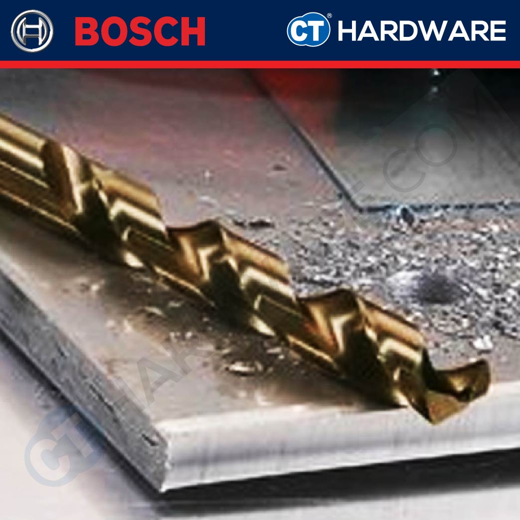 BOSCH HSS-G COBALT DRILL BIT 135° METAL DRILL BIT SIZE 1.0 MM TO 4.0 MM - 1PC