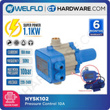 WELFLO HYSK102 PRESSURE CONTROL 10A* ( OMRON RESISTOR ) FOR WATER PUMP