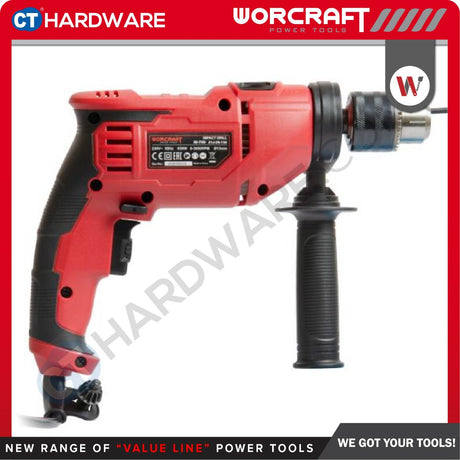 WORCRAFT ID-700 CORDED IMPACT DRILL 13MM 650W 3000RPM [ ID700 ]