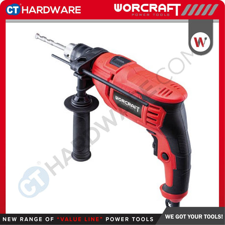 WORCRAFT ID-700 CORDED IMPACT DRILL 13MM 650W 3000RPM [ ID700 ]