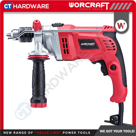 WORCRAFT ID-900 CORDED IMPACT DRILL 13MM | 900W | 3000RPM [ ID900 ]