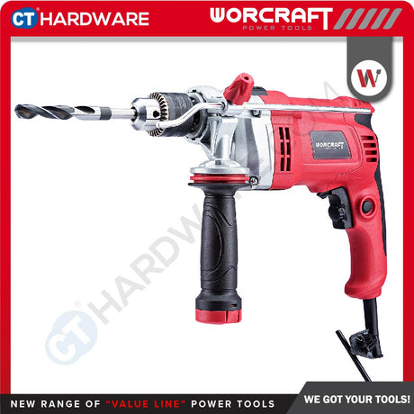 WORCRAFT ID-900 CORDED IMPACT DRILL 13MM | 900W | 3000RPM [ ID900 ]