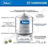 DELUXE CL50KT STAINLESS STEEL WATER TANK WITH STAND 2000L ( 440 GALLONS)