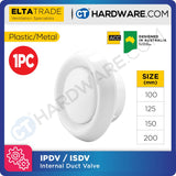 Elta Trade IPDV / ISDV Internal Duct Valve (4", 5", 6", 8")