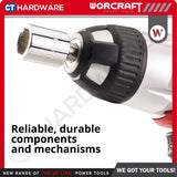 WORCRAFT IW1000A CORDED IMPACT WRENCH 1020W | 500Nm | 2600RPM | 2700BPM | 1/2" SQUARE HEAD