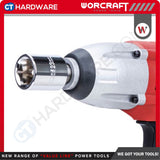 WORCRAFT IW-500  IMPACT WRENCH 450W | 1/2" SHANK | 8-30MM COME WITH SOCKET SIZE 17,19,21,23MM [ IW500 ]