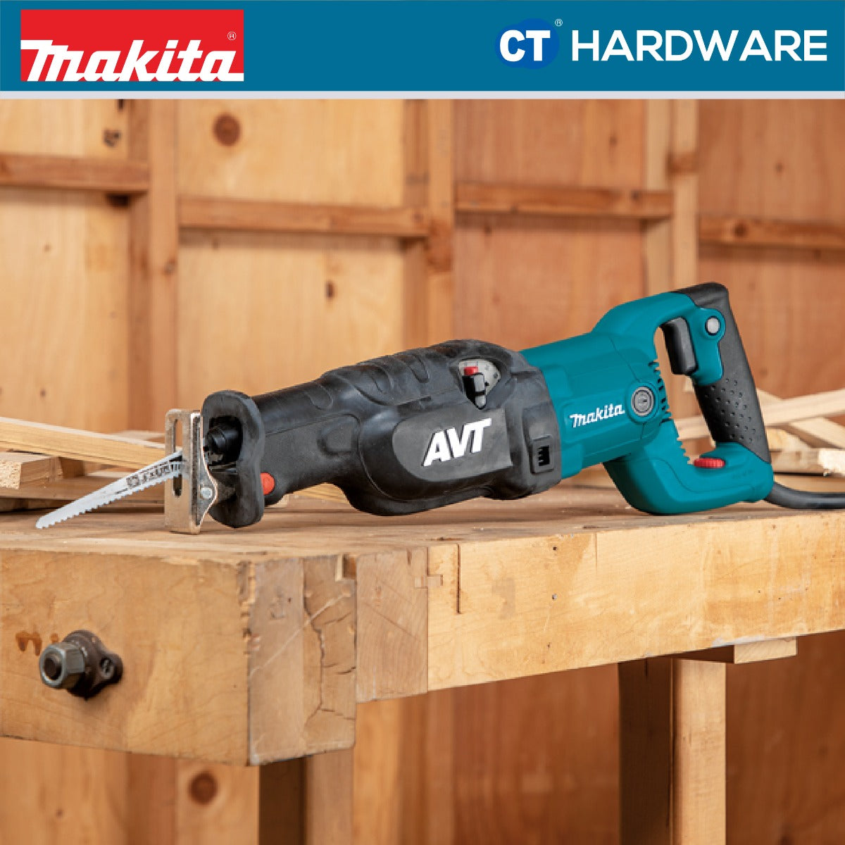 MAKITA JR3070CT SABRE SAW 4.3KG 1510W 130MM  2800RPM ( VARIABLE SPEED )