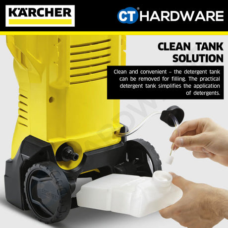 Karcher K 3 HR PLUS High Pressure Washer 1600W 120 Bar 6.3lpm [K3HRPLUS | 15992610]