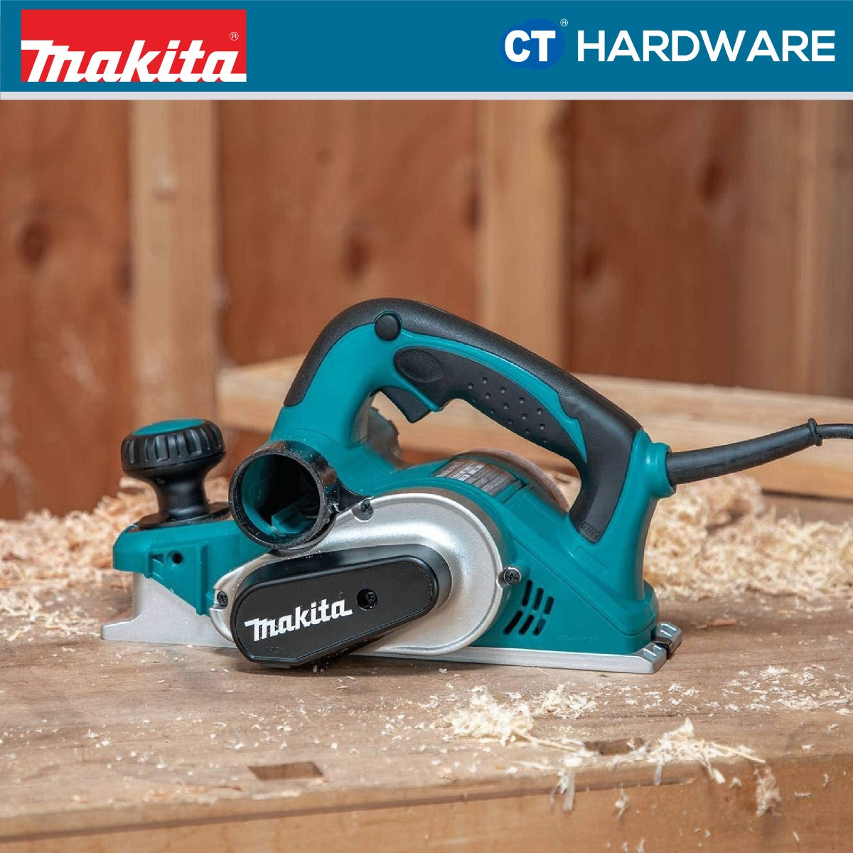 MAKITA KP0810 POWER PLANER 3-1/4" 82MM 850W 16000RPM