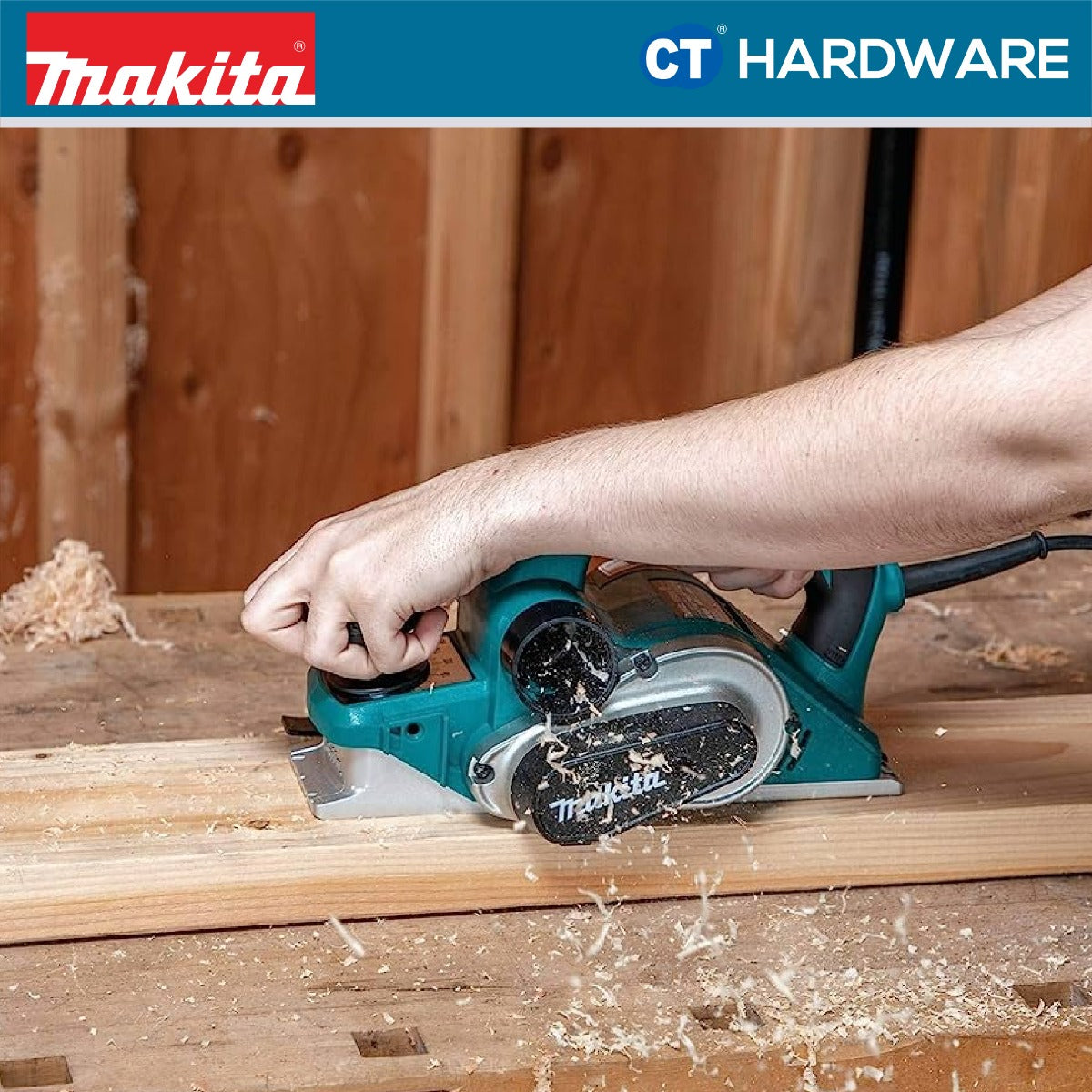MAKITA KP0810 POWER PLANER 3-1/4" 82MM 850W 16000RPM