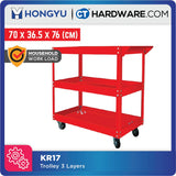 HONG YU TOOL CABINET 3 LAYERS  700MM X 365MM X 760MM JS17