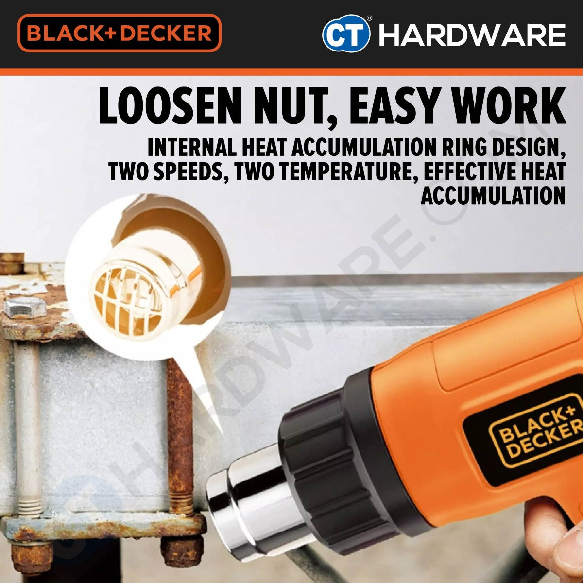 Black+Decker KX1800-B1 Heat Gun 1800W