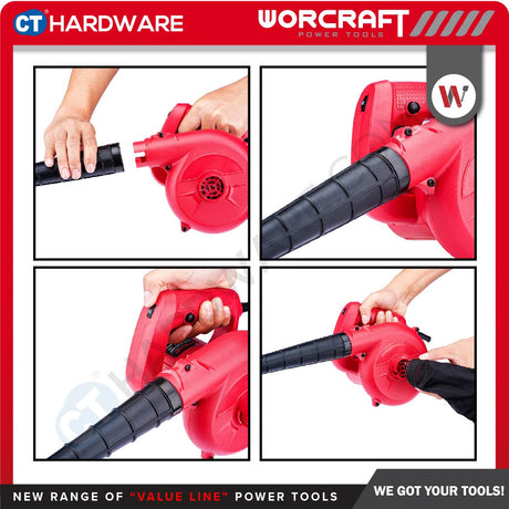 WORCRAFT LB400 CORDED BLOWER 400W | 6000-14000RPM | 3.0M3/MIN