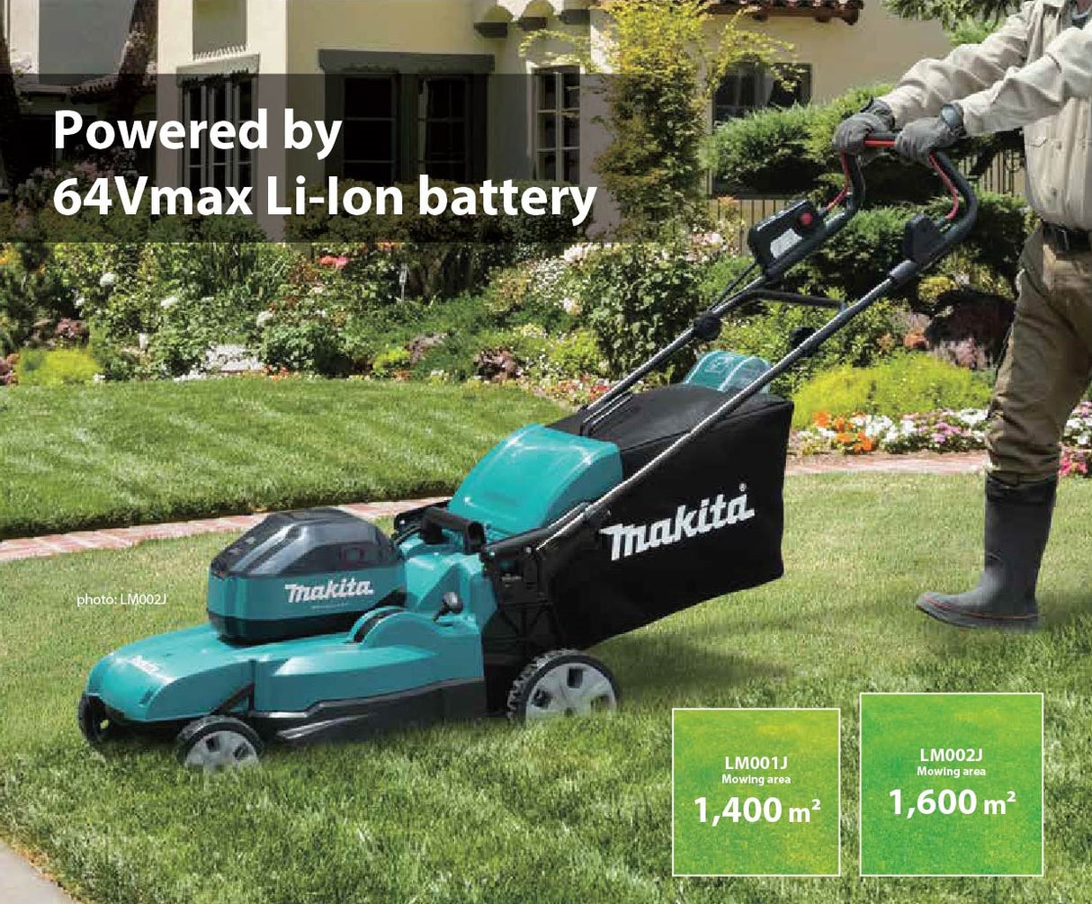 MAKITA LM001CZ CORDLESS LAWN MOWER 40V 21" 70L 2300-2800RPM NO BATTERY & CHARGER (SOLO )