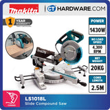 MAKITA LS1018L SLIDE COMPOUND MITRE SAW 10-1/4" 255-260MM 1430W 4300RPM