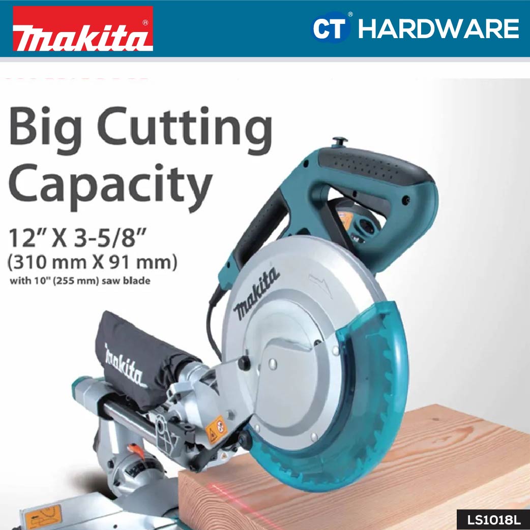 MAKITA LS1018L SLIDE COMPOUND MITRE SAW 10-1/4" 255-260MM 1430W 4300RPM