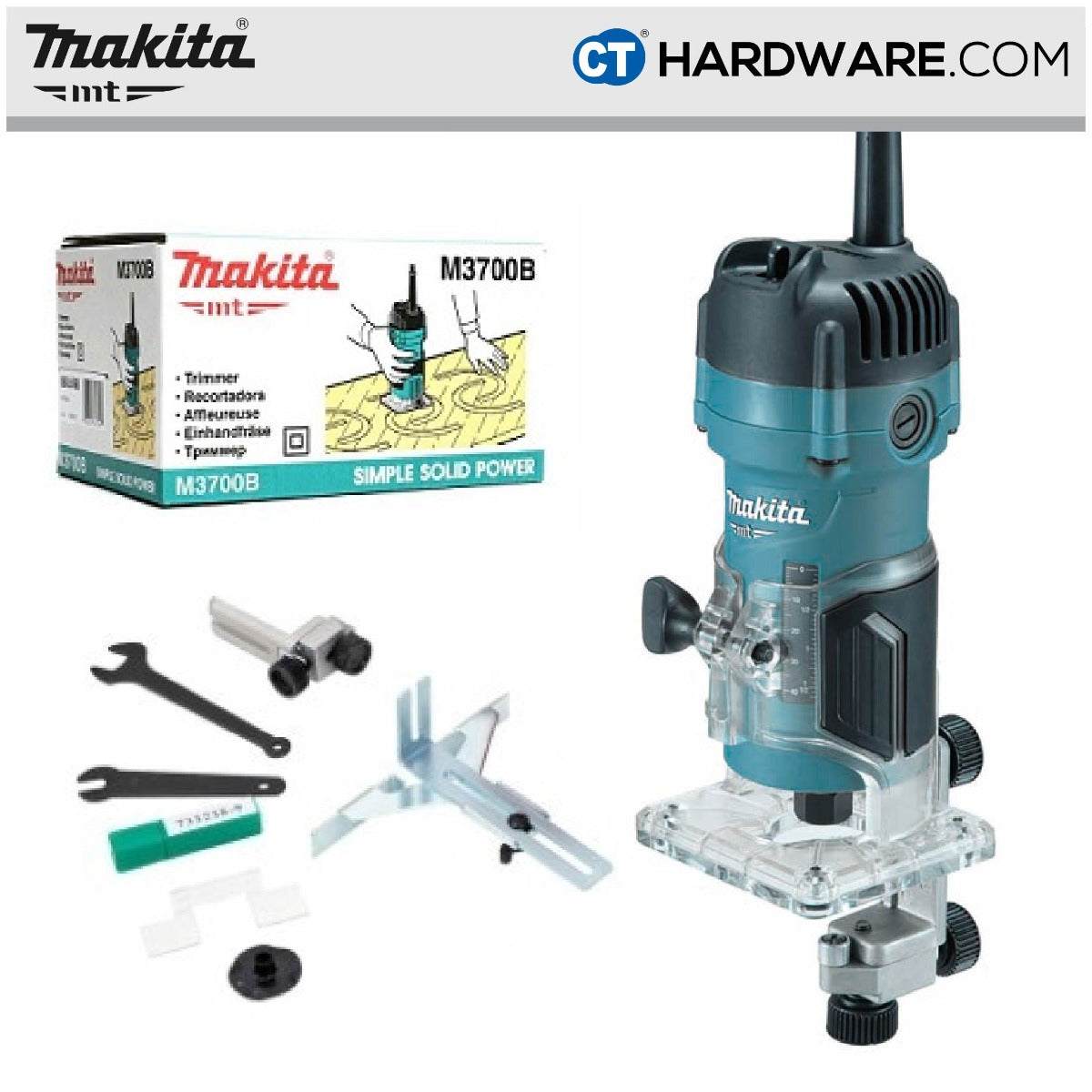 MAKITA M3700B CORDED TRIMMER 530W | 35000RPM [ MT SERIES ]