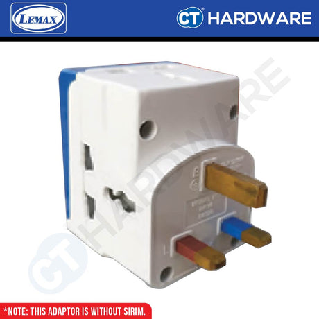 LMX 3-WAY MULTI ADAPTOR WITH SWITCH 13AMP (M610)