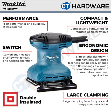 MAKITA MT M9200B Finishing Sander 180W