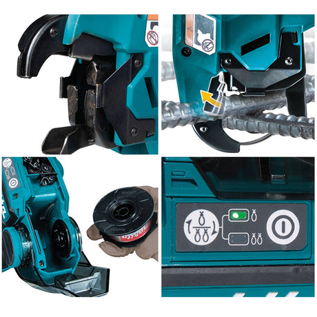 Makita DTR180ZJ LXT 18V Cordless Brushless Rebar Tying Tool 0.8mm (Body Only)